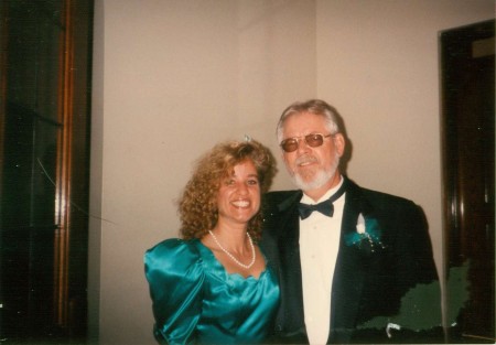Dad & I at Jennifer's wedding 1992?