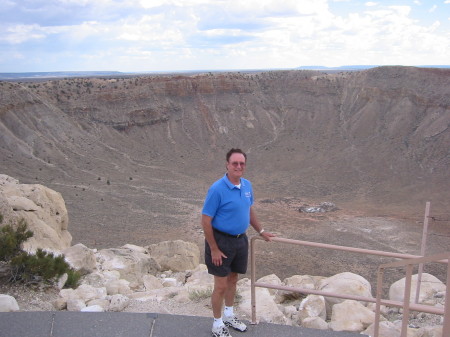 Stop at Meteor Crater on way to 50th Reunion