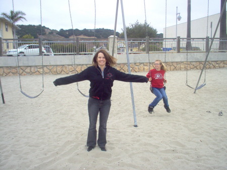 The swings at Avila Beach