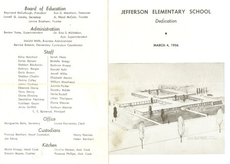 Dedication of Jefferson Elementary School