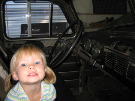 Grandkids in 53 Chevy