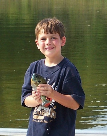 My grandson.s first fish