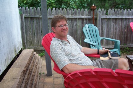 Lounging by the pool