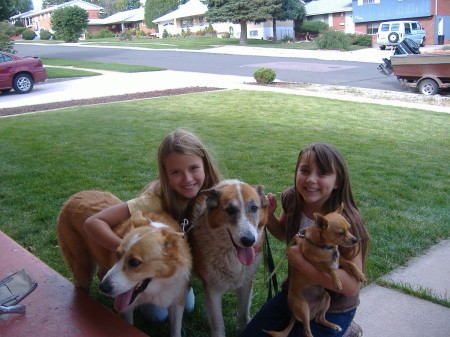 My kids & Dogs Aug 2009