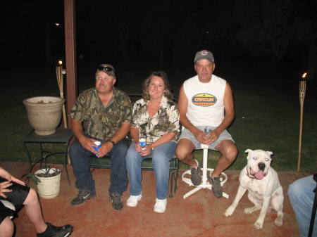 Walter, Tonya, Jimmy Don, Dog