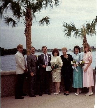 Our wedding at the Grand Floridian Resort.