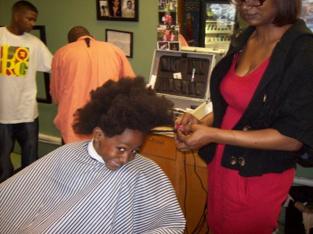 Jamal's First Haircut