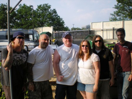 Pic of me & hubby w/ Staind