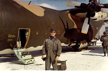 Lt Doheney and his C-130 '70