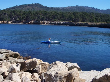 Kayaking in Monterey