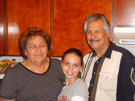My mom, daughter and my father