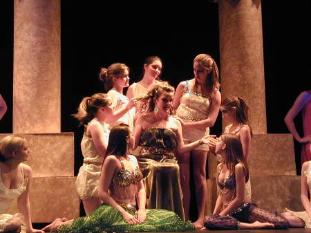 My daughter Allyssa in the play Aida