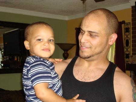 Jeremy's son Christopher,(My grandson)+Aaron