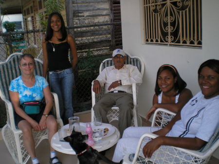 The Domicican family that adopted me