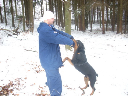 Sean and Bugsy in Germany