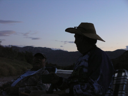 Sun down at Boquillas canyon