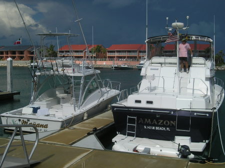 Manana and Amazon in Bimini