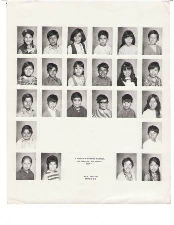 Sheridan 1970-71 Mrs. Brown grades 4-5