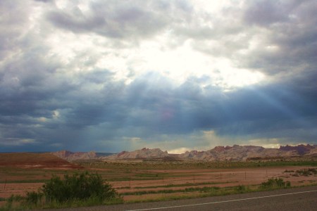 Somewhere on the road in Utah - June 2009
