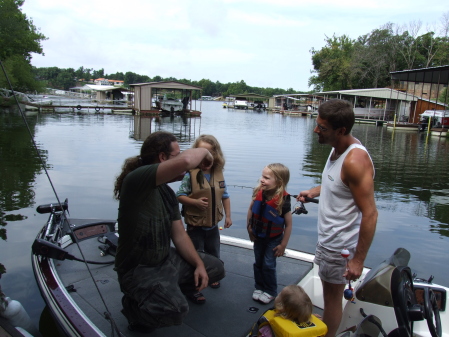 grandson first fish!