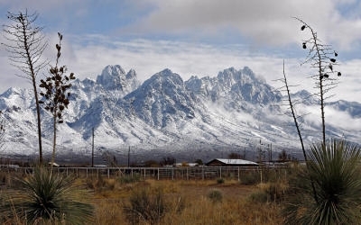 Organ Mountains in Winter