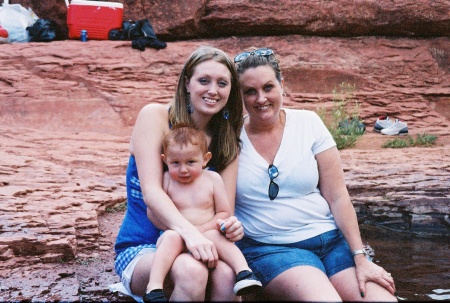 Sedona with my daughter and grandson