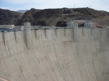 Hoover Dam, Nevada side, April 2009.