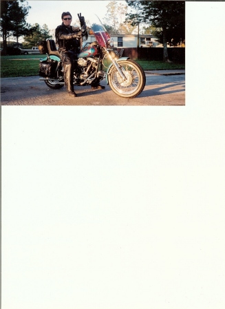 Me on my Harley in 2002