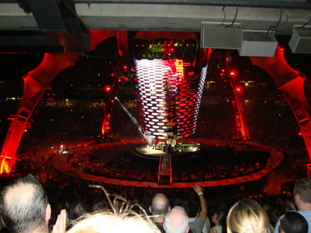 U2 360 Stage during "City of Blinding Lights"