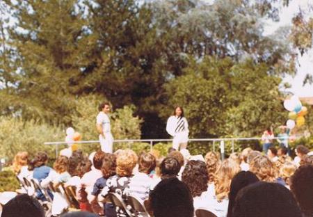 Fashion show at West Valley college in 1983.