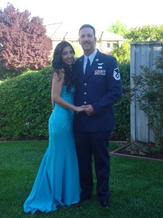 On our way to the Military Ball!