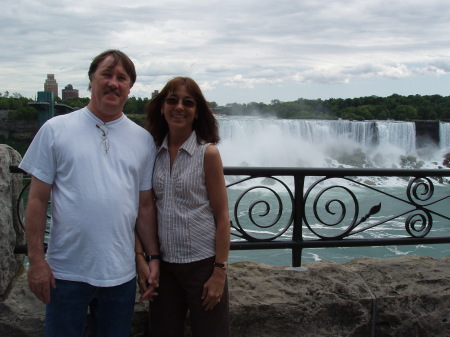 Walt and I at Niagra Falls, 2009