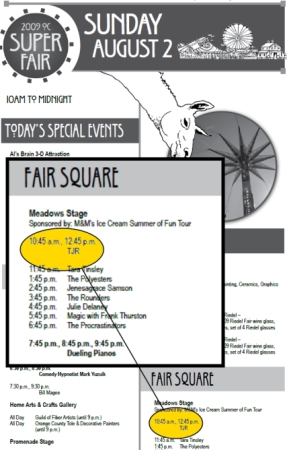 OC Super Fair - 2009 Flyer