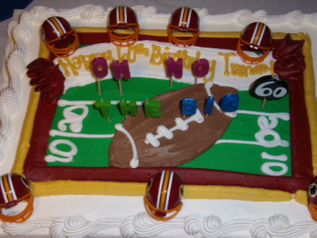 his redskins cake