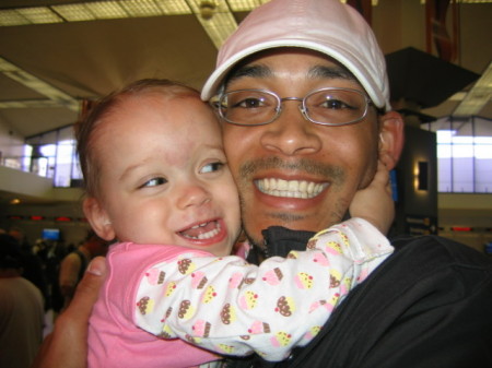Nayana and her Daddy