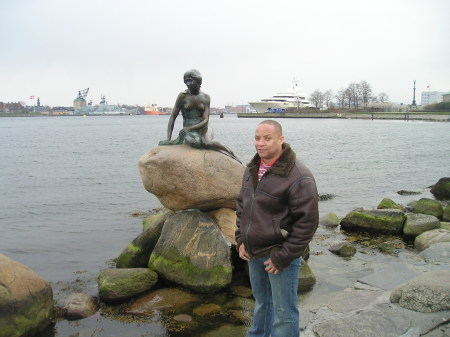 Me & Little Mermaid Statue Copenhagen, Denmark