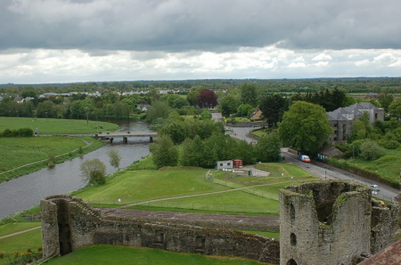 From the top of Trim Castle, outside Dublin