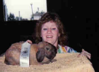 Me at a Rabbit Show
