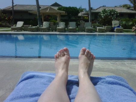 My feet on vacation