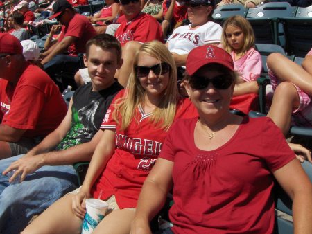 Mother's Day At an Angels Game
