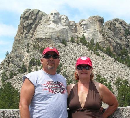 Sue & Mike at Mount Rushmore, SD