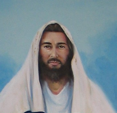 Detail of the Painting of Jesus