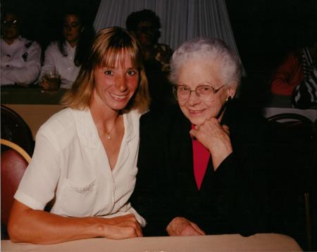 Mom and Me in Las Vegas in 1992