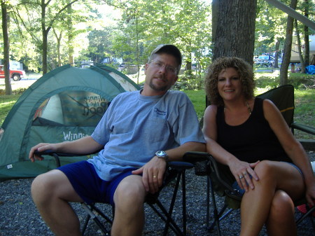 Me & my hubby camping!