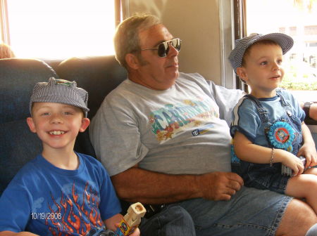 Hubby & Grandsons