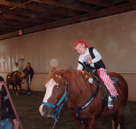 Josh on a horse