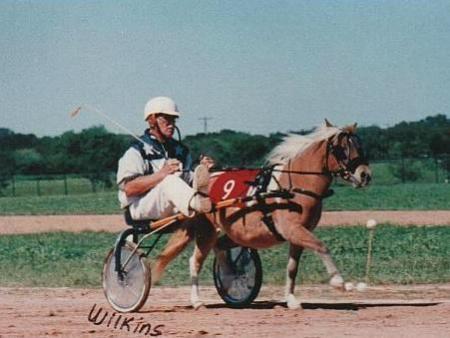 Crystal and her trainer and driver Jim Storey