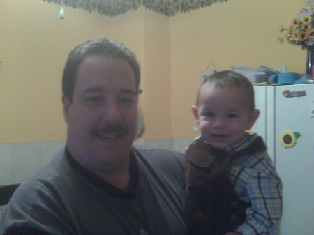 Me and grandson Aiden
