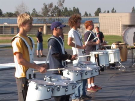 Kyle-Drum line 2005 Trabuco Hills High School