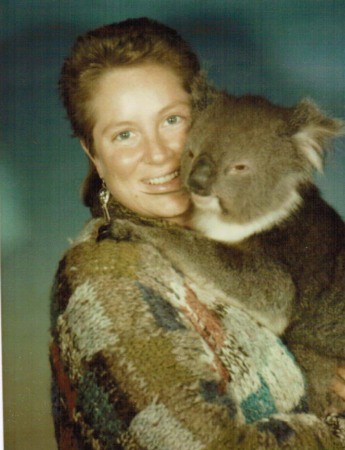 Me in Australia in '90 with a koala